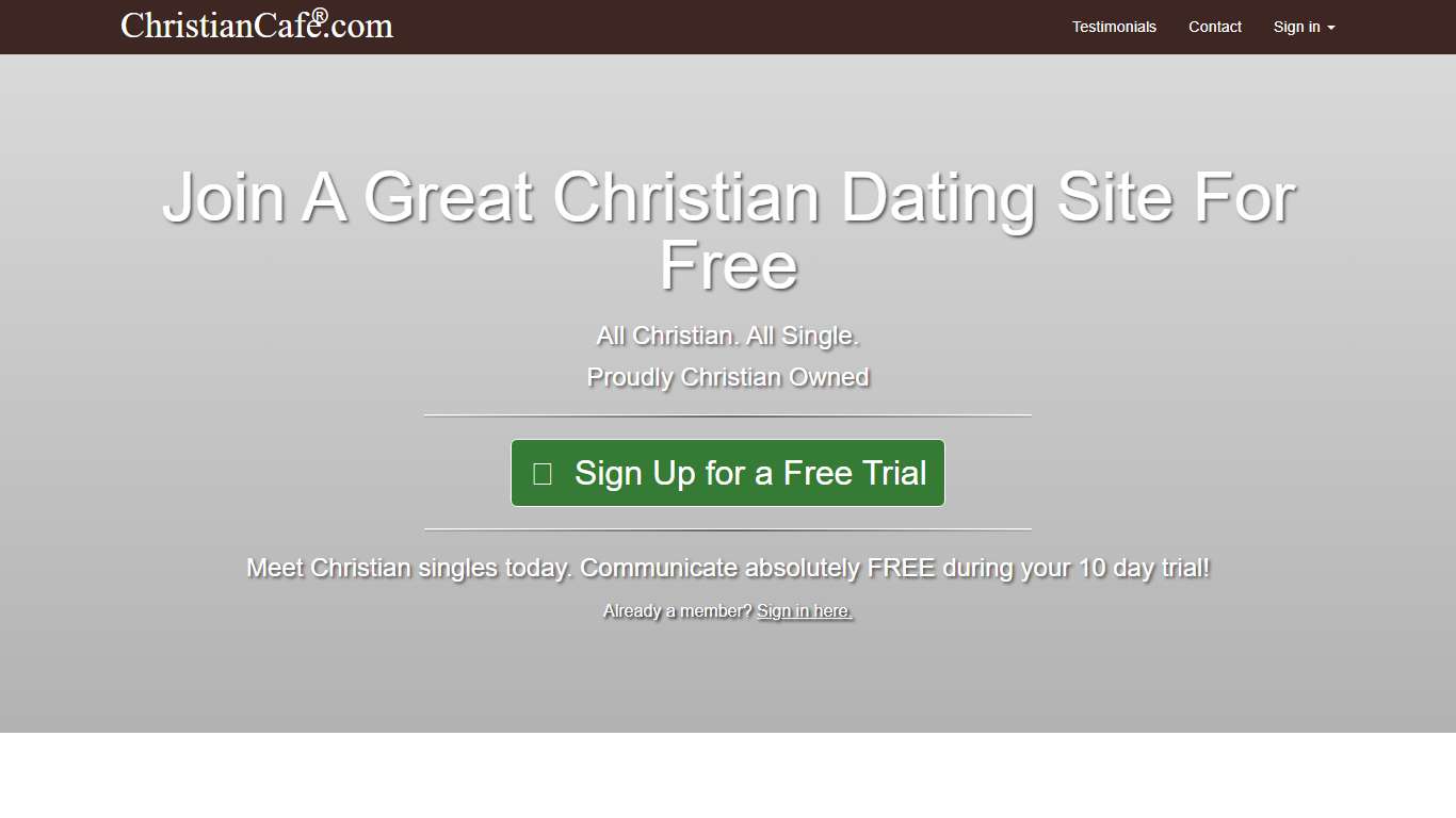 Christian Dating Site - Meet Christian Singles For Free